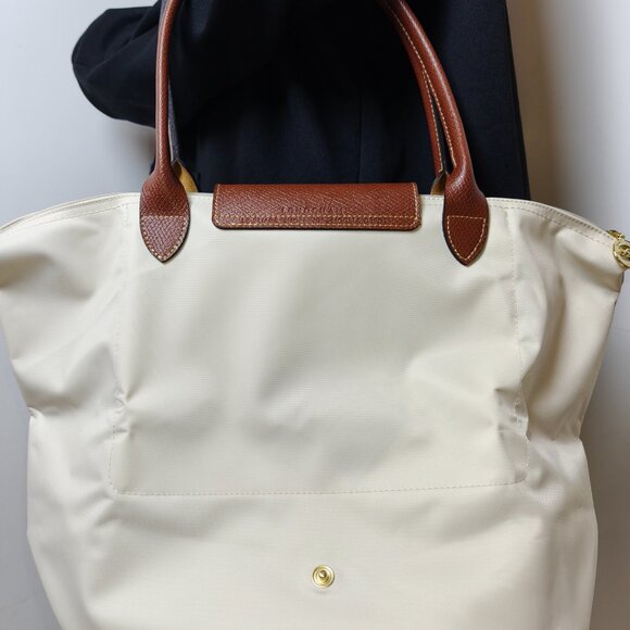 LONGCHAMP Tote Bag LE PLIAGE ORIGINAL Zipper Closure Foldable M Size PAPER NEW - Picture 4 of 8